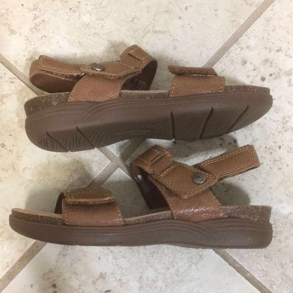 Tan/Light Brown, Clarks, Sandals (Women's 5) - Picture 5 of 11